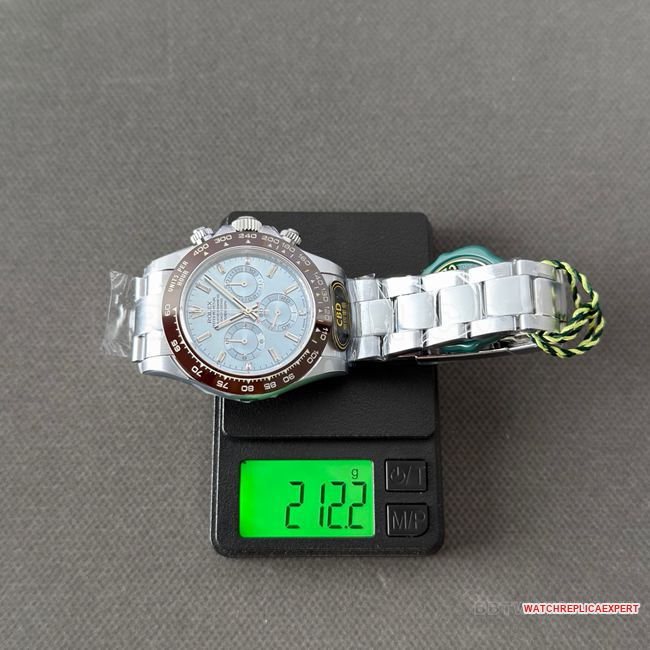 collectible watch RolexCBD factory Daytona ice blue dialsteel bracelet4130 weight live photos