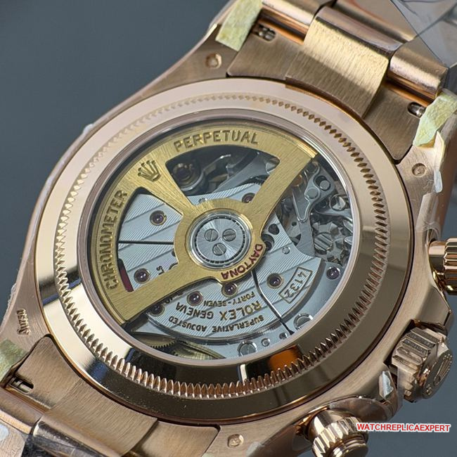 CBD Factory Daytona optimal watch Rolexrose gold Le Mans black dial4132caseback live photo