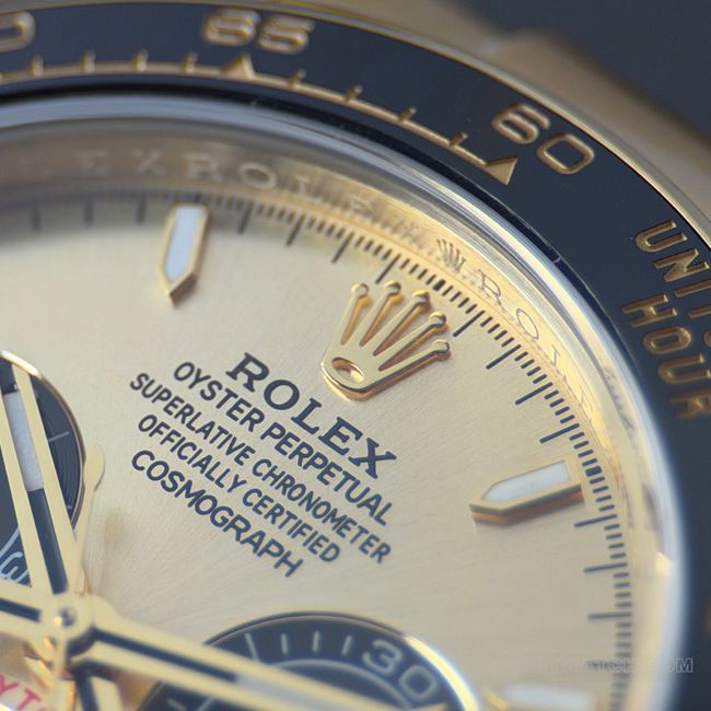 CBD Factory Rolextop-tier watch Daytona gold shell gold plate 4131front live photo