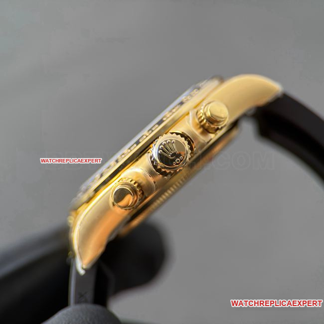 CBD Factory Rolex1:1replica watch Daytona gold case Tiffany blue dial4131side live photo