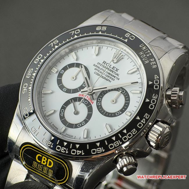 CBD factory top-tier watch RolexDaytonawhite dialsteel bracelet4131front live photo