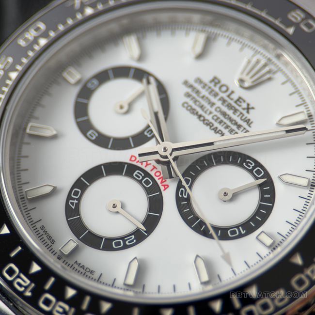 CBD factory top-tier watch RolexDaytonawhite dialsteel bracelet4131front live photo
