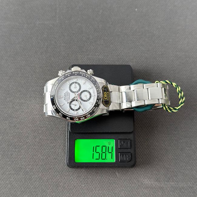 CBD factory top-tier watch RolexDaytonawhite dialsteel bracelet4131front live photo