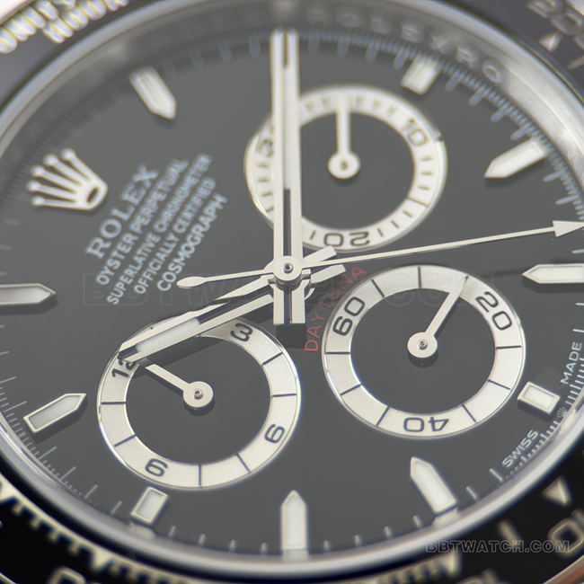 CBD factory collectible watch RolexDaytonablack dialsteel bracelet4131front live photo