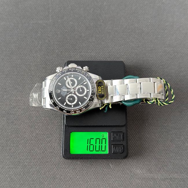 CBD factory collectible watch RolexDaytonablack dialsteel bracelet4131 weight live photos