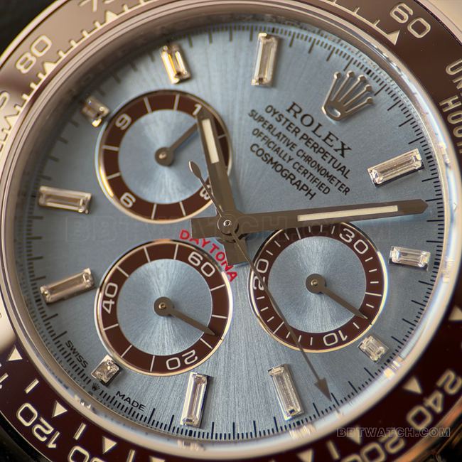 CBD factory 1:1replica watch RolexDaytona ice blue dialsteel bracelet4131front live photo