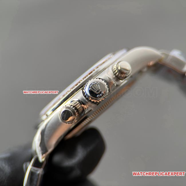 CBD factory 1:1replica watch RolexDaytona ice blue dialsteel bracelet4131side live photo