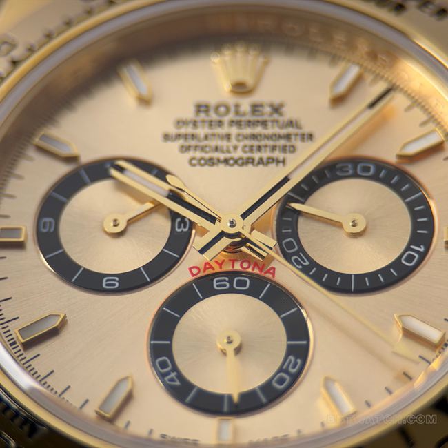 CBD factory 1:1replica watch DaytonaRolex gold plate gold steel bracelet4131front live photo