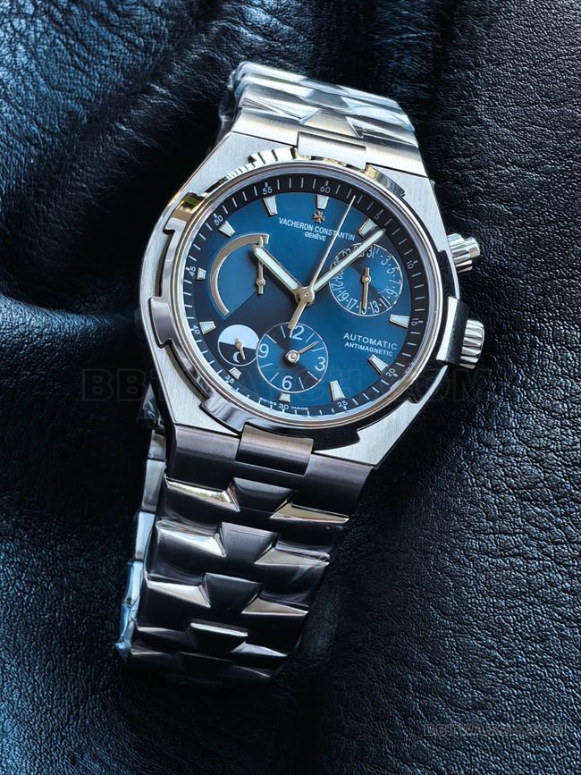 The collectible watch KR factory Vacheron Constantin travels all over the world blue dial47450front live photo