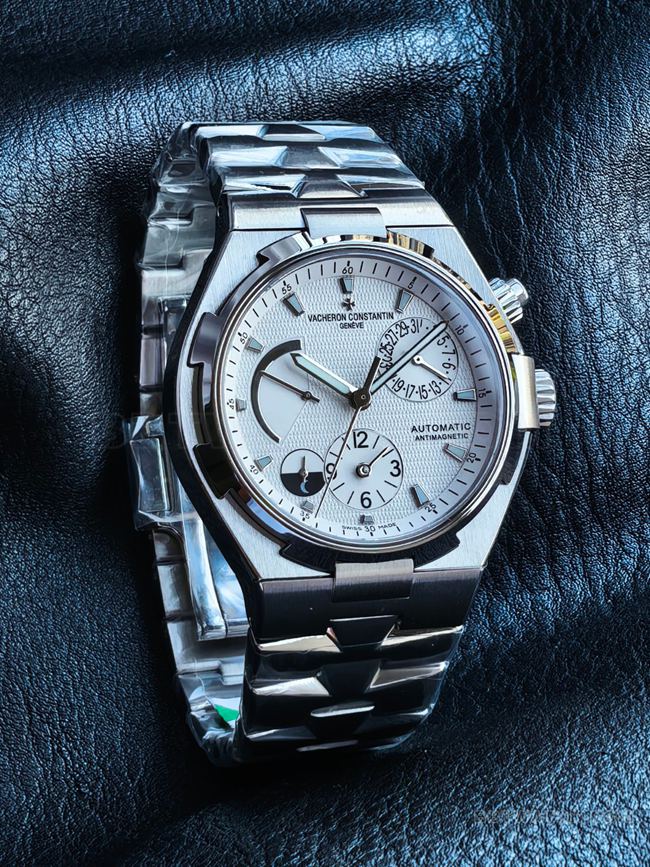 1:1replica watch KR factory Vacheron Constantin travels all over the world white dial47450front live photo