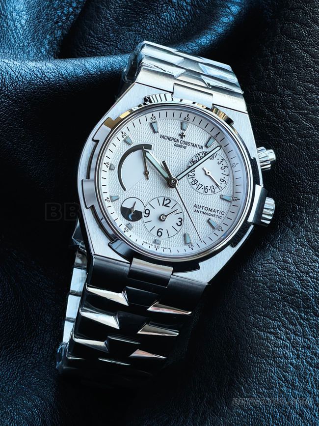 1:1replica watch KR factory Vacheron Constantin travels all over the world white dial47450front live photo