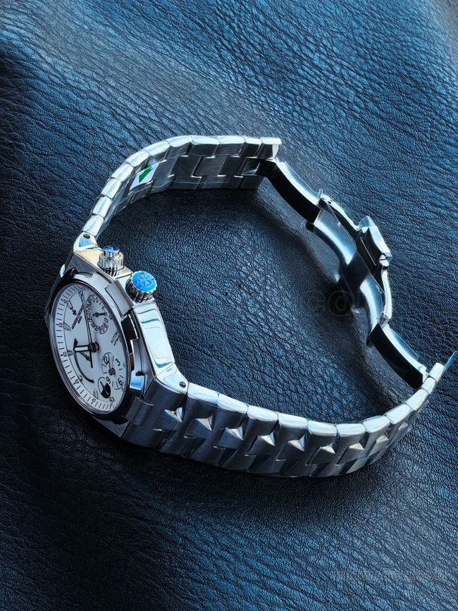 1:1replica watch KR factory Vacheron Constantin travels all over the world white dial47450side live photo
