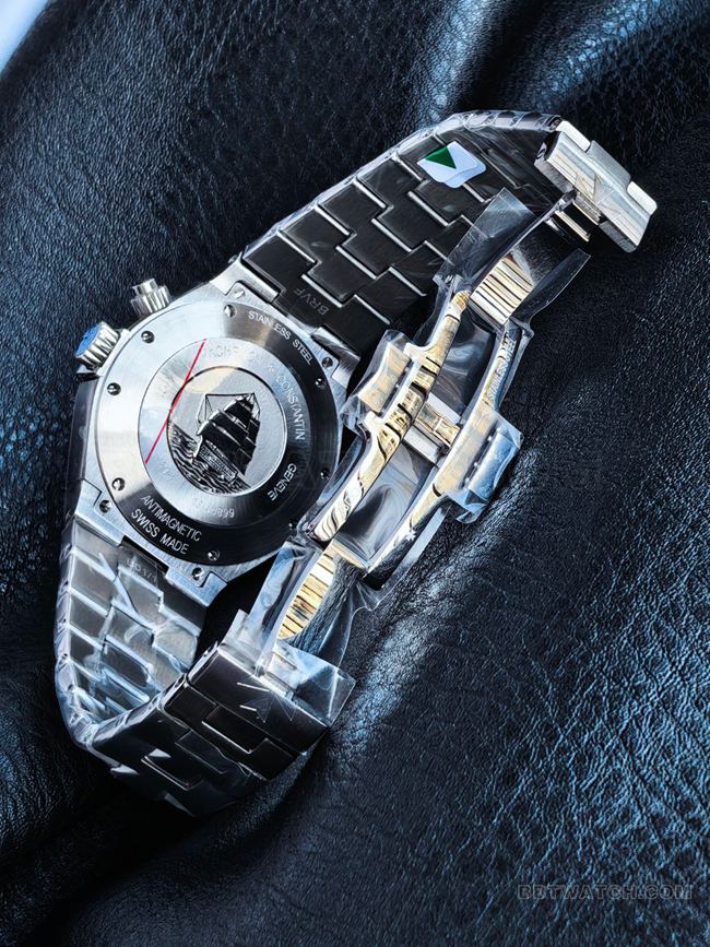 1:1replica watch KR factory Vacheron Constantin travels all over the world white dial47450caseback live photo