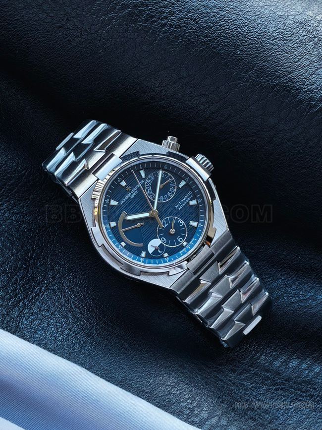 watch KR factory Vacheron Constantin across the world blue dial47450front live photo
