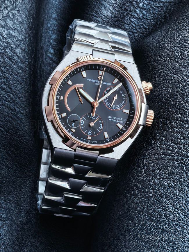 top-tier watch KR factory across the world Vacheron Constantinrose goldblack dial47450front live photo