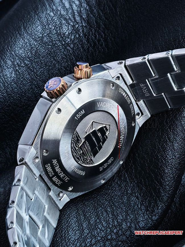 top-tier watch KR factory across the world Vacheron Constantinrose goldblack dial47450side live photo