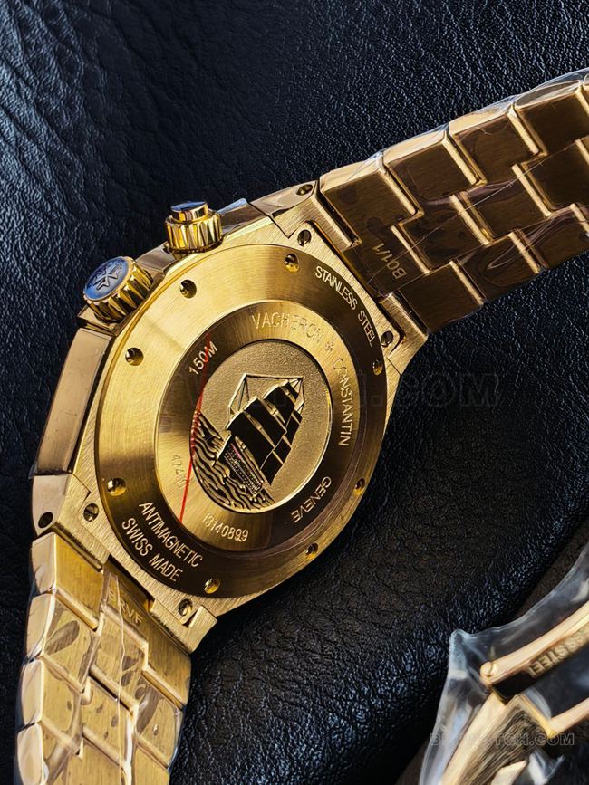 The collectible watch KR factory across the world Vacheron Constantinyellow goldwhite dial47450side live photo