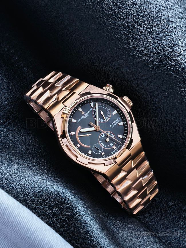 1:1replica watch KR factory across the world Vacheron Constantinrose goldblack dial47450front live photofront live photo