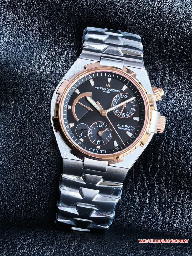 top-tier watch KR factory across the world Vacheron Constantinrose goldblack dial47450front live photo