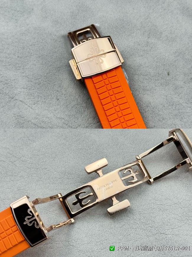 1:1replica watch Patek PhilippePPM factory Aquanaut dark brown dial 5261clasplive photos