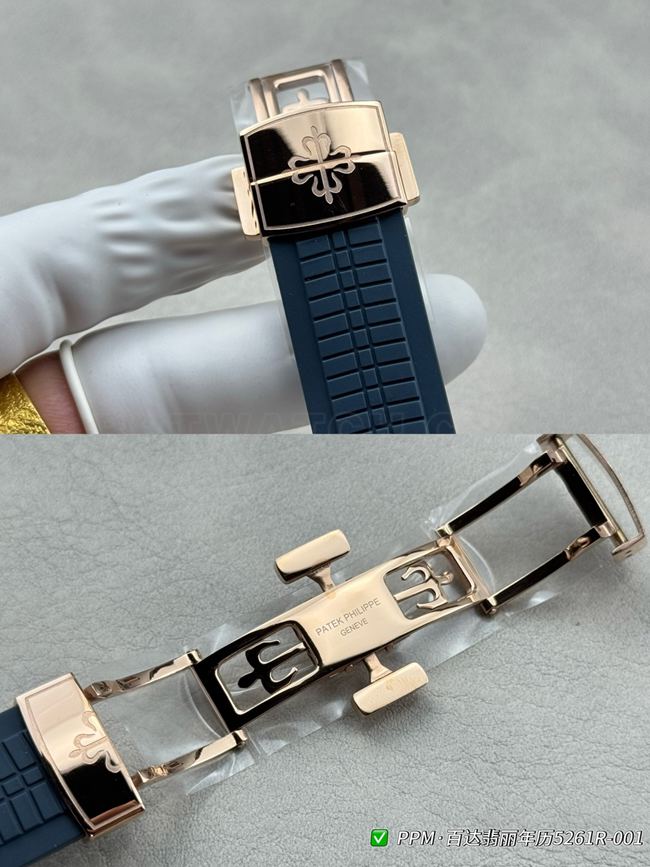 PPM factory top-tier watch Patek PhilippeAquanautblue dial5261clasplive photos