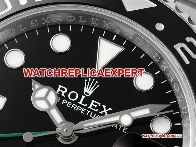 top-tier watch RICH factory GMT-MasterRolex black gray circle 126710front live photo