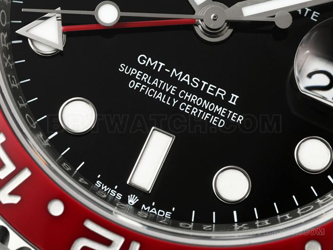 collectible watch RICH factory GMT-MasterRolex blue red circle 126710front live photo