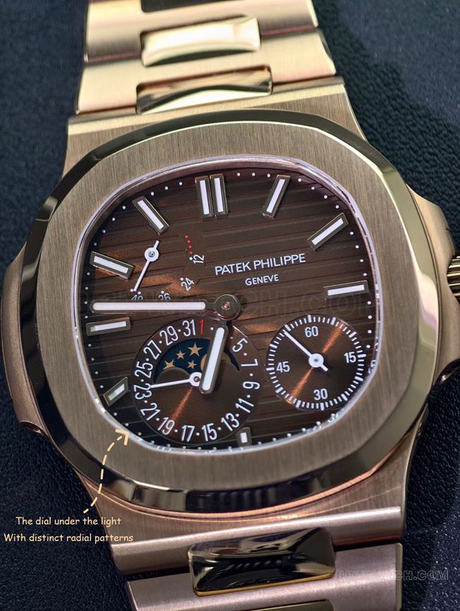 UMI factory Patek Philippe Nautilus5712 top-tier watch comparison Genuine difference front live photo