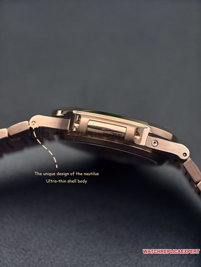 UMI factory Patek Philippe Nautilus5712 top-tier watch comparison Genuine difference side live photo