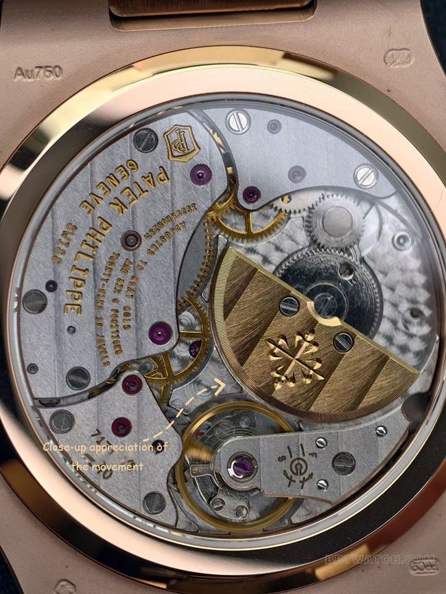 UMI factory Patek Philippe Nautilus5712 top-tier watch comparison Genuine difference caseback live photo