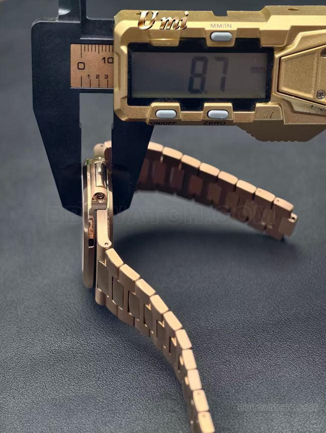 UMI factory Patek Philippe Nautilus5712 top-tier watch comparison Genuine difference side live photo