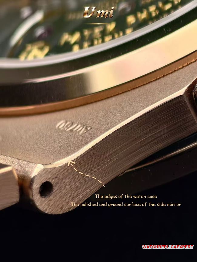 UMI factory Patek Philippe Nautilus5712 top-tier watch comparison Genuine difference side live photo