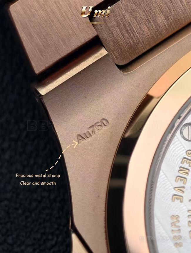 UMI factory Patek Philippe Nautilus5712 top-tier watch comparison Genuine difference caseback live photo