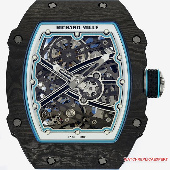 top-tier watch UMI factory Richard Mille hollow dialRM067-02front live photo