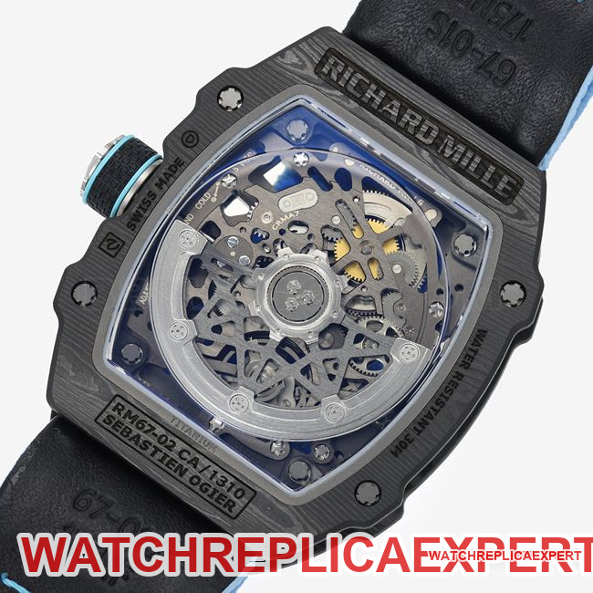 top-tier watch UMI factory Richard Mille hollow dialRM067-02caseback live photo
