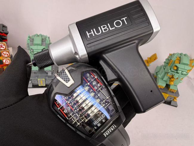 top-tier watch Hublot Ferrari joint MP-05 front live photo