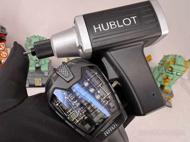 top-tier watch Hublot Ferrari joint MP-05 front live photo