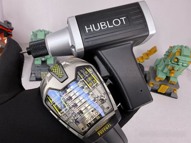 top-tier watch Hublot Ferrari joint MP-05 front live photo