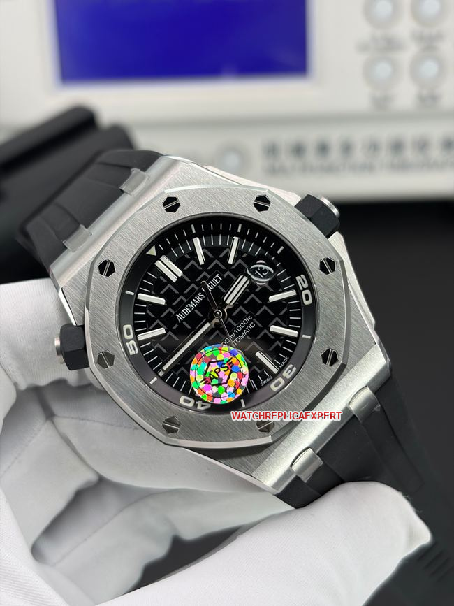 collectible watch APS factory Royal Oak offshore Audemars Piguetblack dial15710front live photo