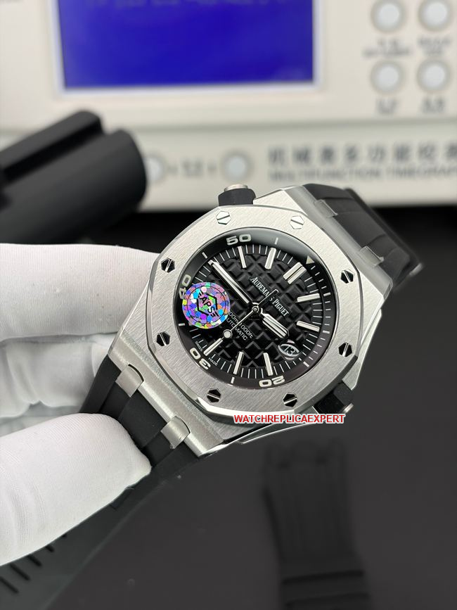 collectible watch APS factory Royal Oak offshore Audemars Piguetblack dial15710front live photo