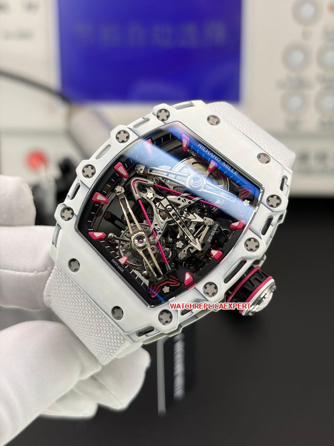 top-tier watch RM 38-02 hollow dialtourbillon mechanical front live photo