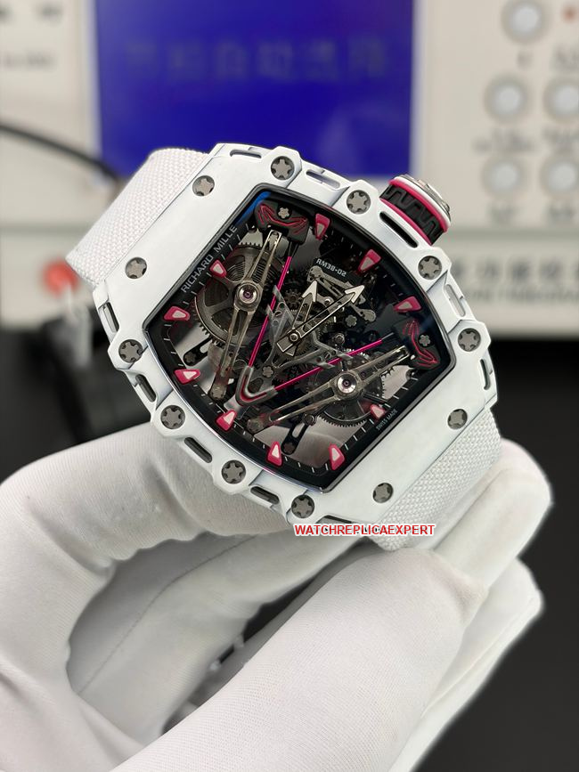 top-tier watch RM 38-02 hollow dialtourbillon mechanical front live photo