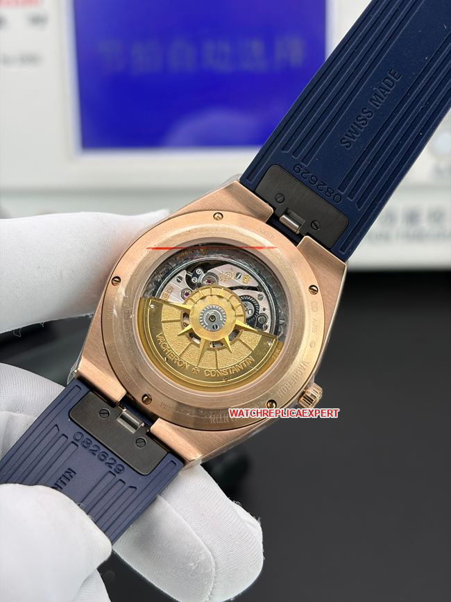 top-tier watch TW factory travels all over the world Vacheron Constantin gold plate perpetual calendar 4300V caseback live photo