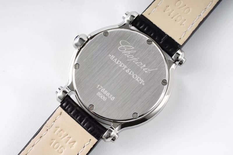 Chopard Happy Diamonds 278509-3001 Watch Review Caseback Photos