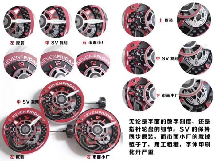 Sevenfriday-P series P3B/06 automatic movementmen's watch real and fake comparison detail shots