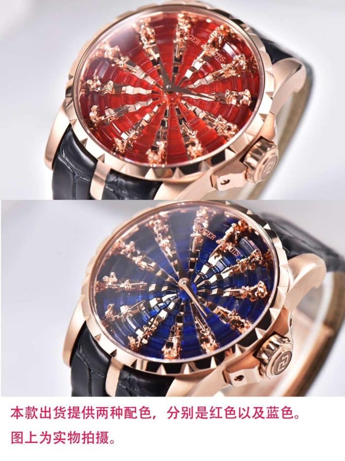 Roger Dubuis knights of the round table watch king series RDDBEX0684 review front view