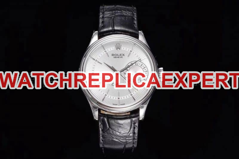 Rolex Cellini independent small second 3165movementreplica series watch comparison review front view