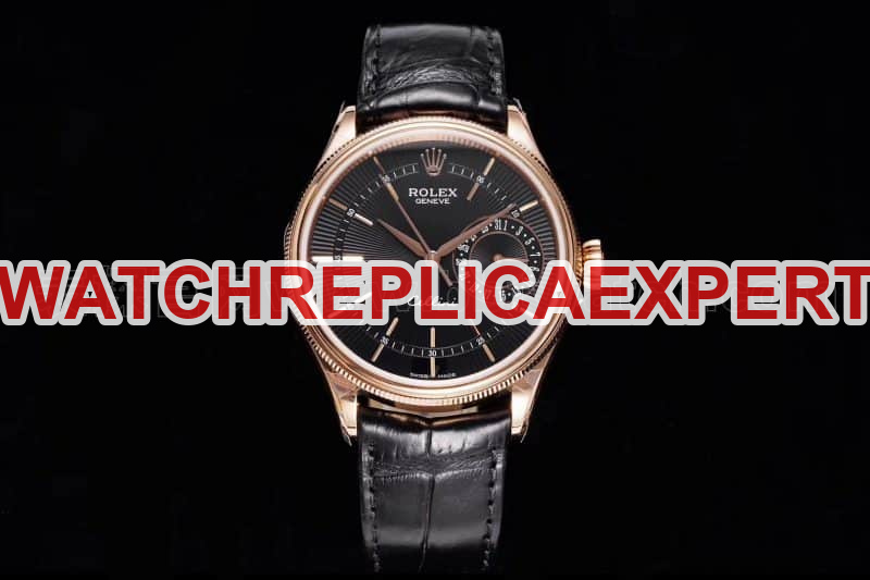 Rolex Cellini independent small second 3165movementreplica series watch comparison review front view
