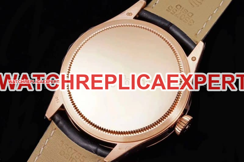 Rolex Cellini independent small second 3165movementreplica series watch comparison review bottom cover picture