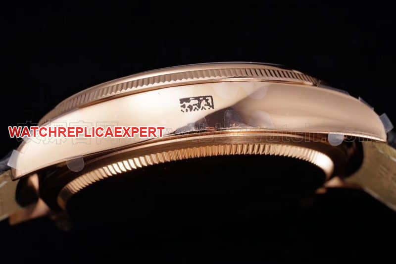 Rolex Cellini independent small second 3165 movementreplica series watch comparison review side view